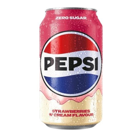 Pepsi Strawberry cream soda zero