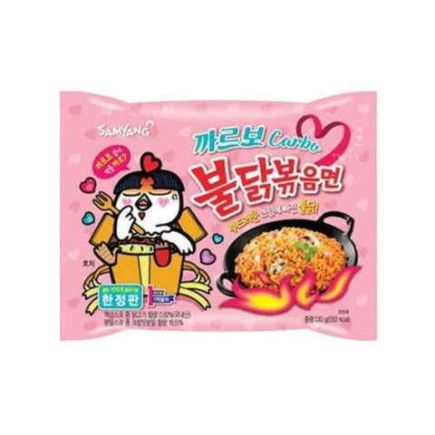 Samyang noodle hot chicken carbonara
