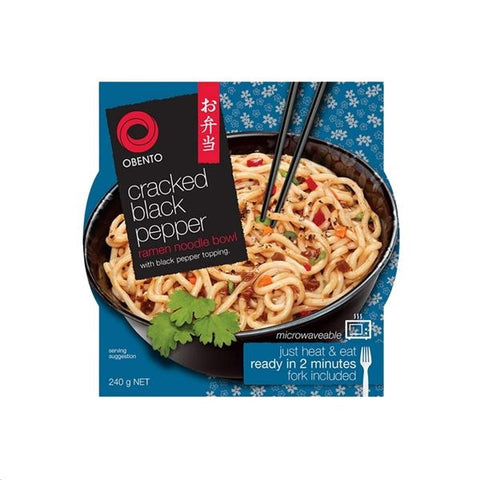 Obento Cracked Black Pepper Ramen Noodle Bowl