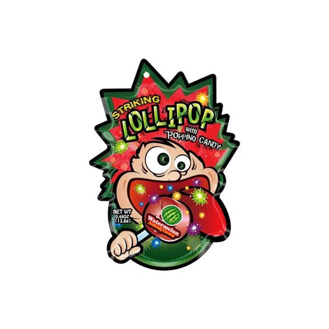 Striking Lollipop Popping Candy Pastèque
