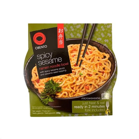 Obento Spicy Sesame Ramen Noodle Bowl