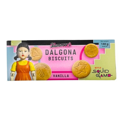 Squid Game Dalgona butter biscuits