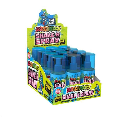 Screamers Shake & Spray Blue Raspberry