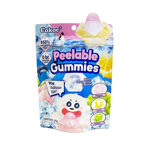 Cokoc Peelable Gummies Mixed Fruit Soda