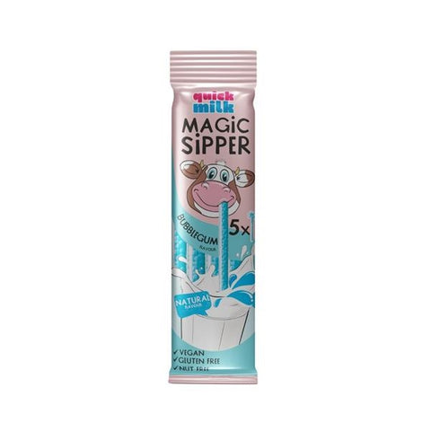 Quick Milk paille Bubble Gum