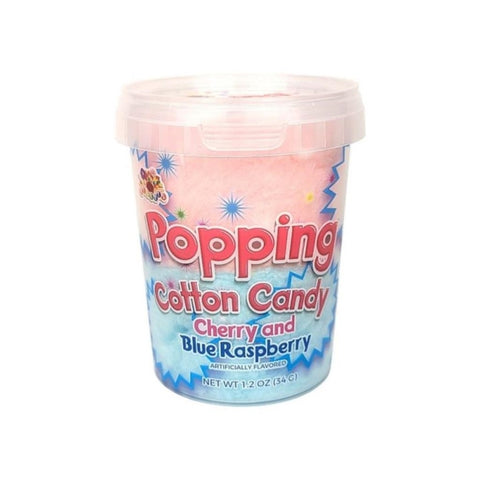 Popping Cotton Candy Blue Raspberry