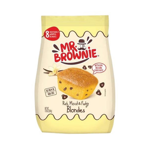 Brownies blondies au chocolat belge