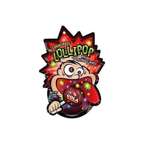 Striking Lollipop Popping Candy Cola