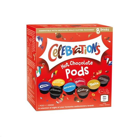 Celebrations Hot chocolate pods