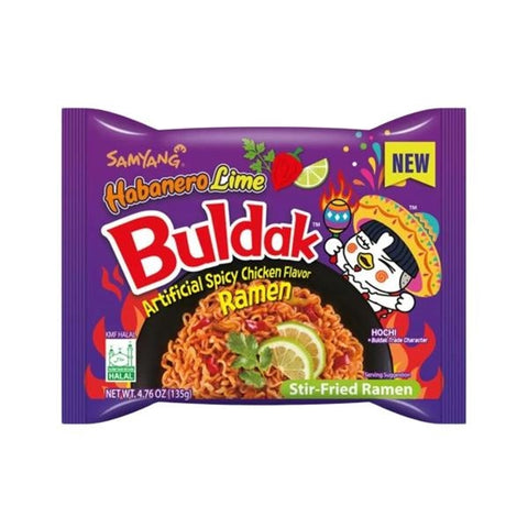 Samyang Buldak noodle Habanero Lime