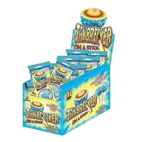 Jawbreaker on a stick blue razz