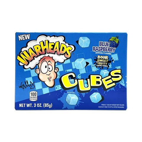 Warheads Blue Raspberry Cubes
