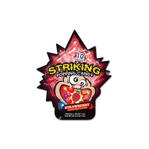 Striking Popping Candy Fraise
